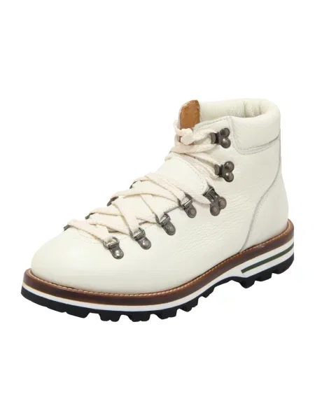 Buty trekkingowe Monpiz skórzane białe