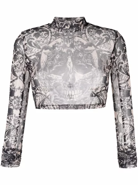 Decupat top Philipp Plein