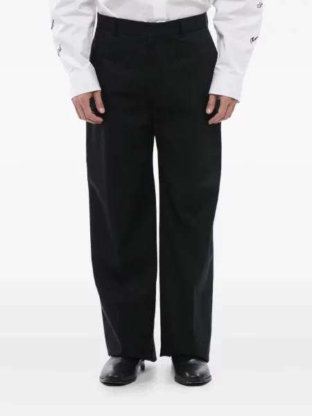 Cu centură pantaloni Off-white alb
