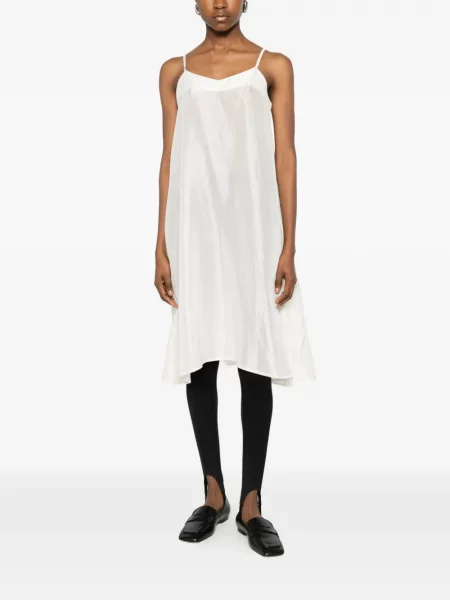 Rochie A Tentative Atelier din satin alb