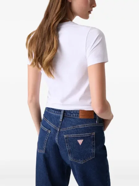 Tricou Guess cu imagine alb