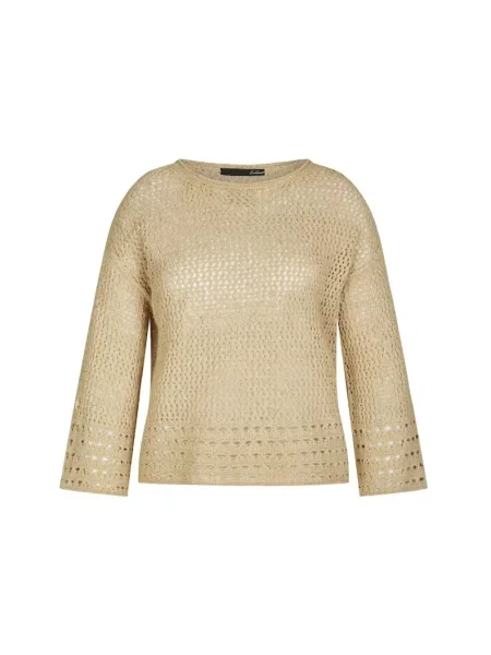 Dzianinowy sweter Lecomte beżowy