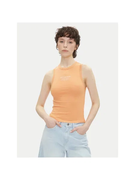 Pepe Jeans Marškinėliai Viv Slim Fit oranžinė