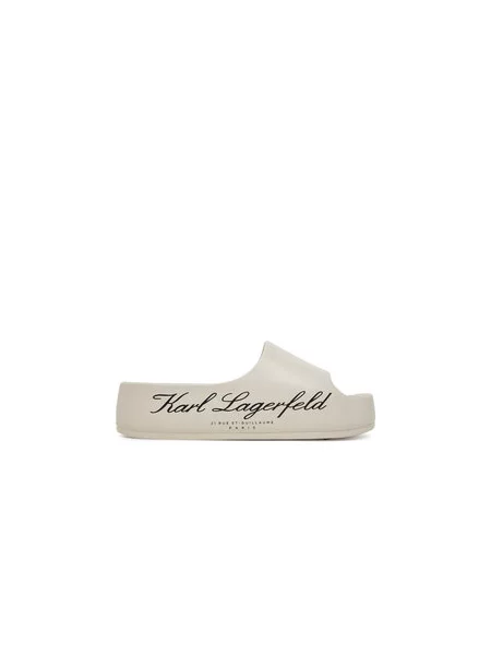 Pantofle Karl Lagerfeld bílé
