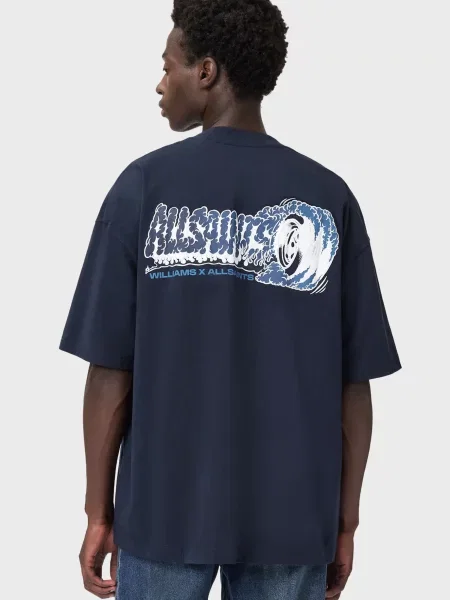 Футболка Allsaints синя