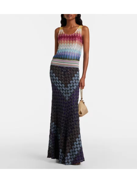 Fusta maxi Missoni tricotate