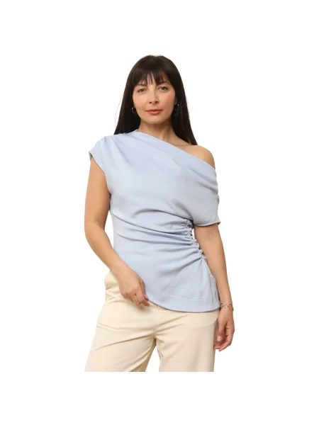 Top La Modeuse albastru