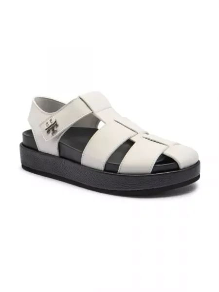 TORY BURCH De piele sandale KIRA alb