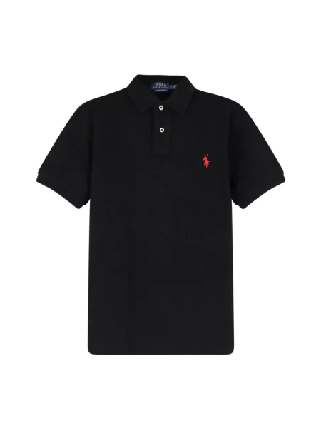 Polo Ralph Lauren polo gładki czarny