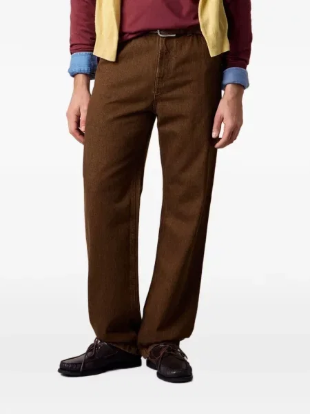 Blugi Brooks Brothers cu 5 buzunare maro