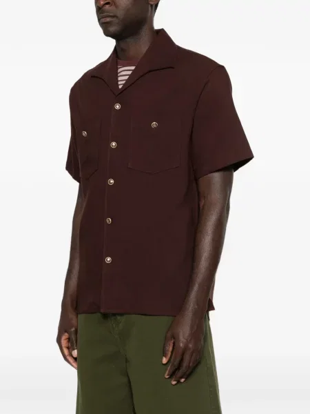 Риза Drôle De Monsieur кафяво