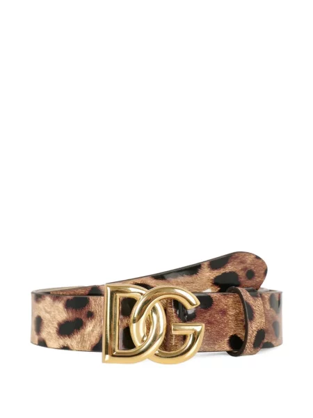 Pasek dziecięcy Dolce And Gabbana brązowy