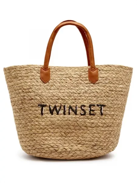 Twinset U&B Geantă de plajă bej