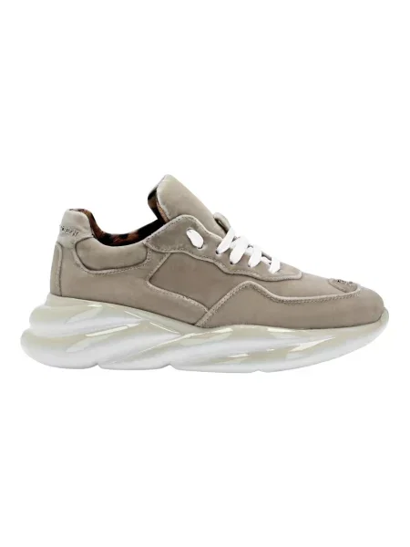 Sneakersy Philipp Plein skórzane beżowe