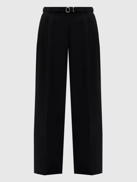 Штани з вовни з Jil Sander чорні