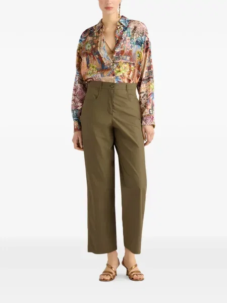 Pantaloni Momoni verde