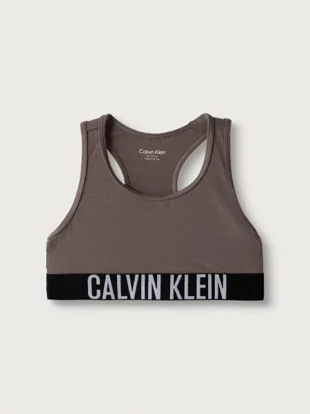 Calvin Klein Underwear podprsenka detská s elastanom fialová