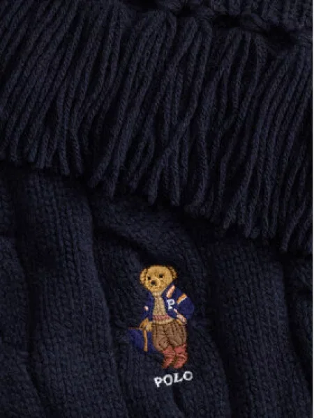 Polo Ralph Lauren Šal BEAR mornarsko plava