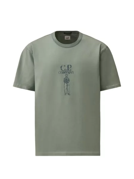Tricou C.p. Company cu autograf verde