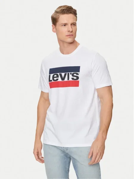 Levi's® Tricou Sportswear Logo Graphic alb