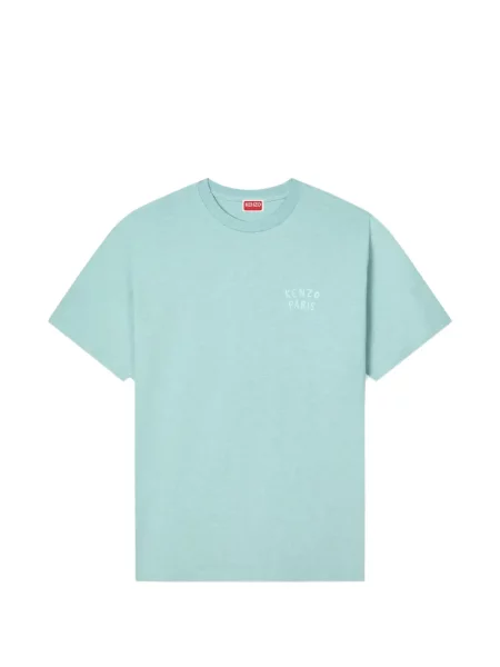 Tricou Kenzo cu model floral cu imagine albastru