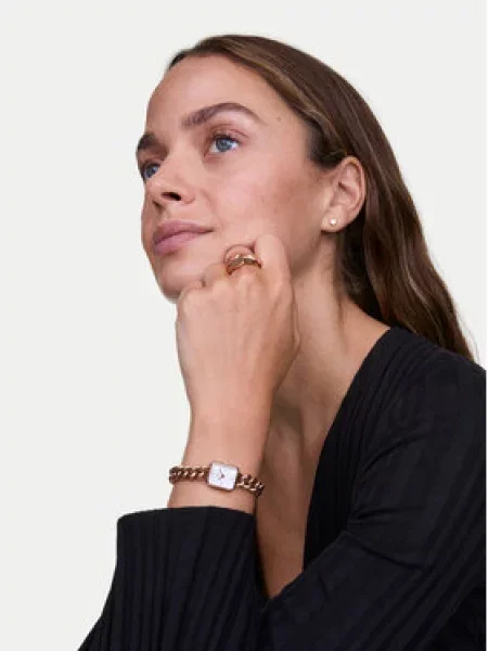 Daniel Wellington Hodinky Jolie Chain 15 zlato růžové