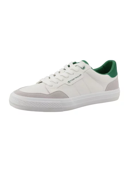 Sneakerși Tom Tailor alb