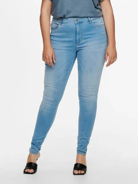 ONLY Carmakoma Jeans AUGUSTA / maro deschis albastru