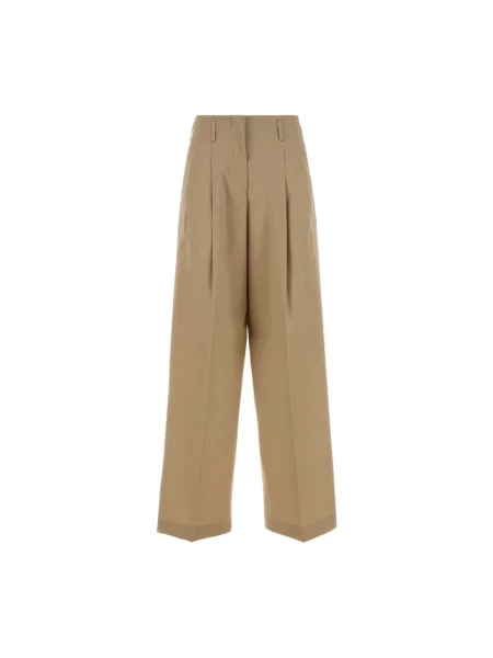 Spodnie Golden Goose wełniane beżowe