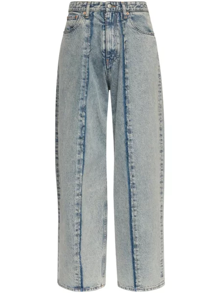 Blugi cu picior larg Mm6 Maison Margiela albastru