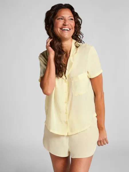 Hunkemöller Bluză de noapte galben