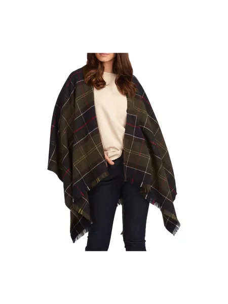 Barbour Peleryna Staffin Serape gruen zielony