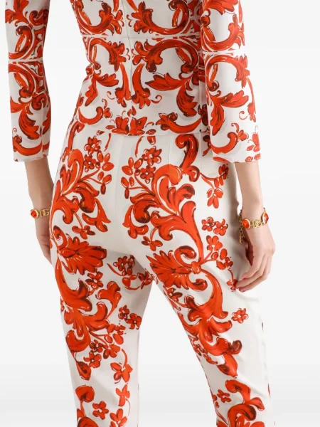 Leggings Dolce & Gabbana cu imagine alb