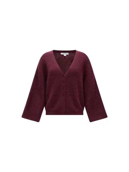 TOPSHOP Geacă tricotată RENE' roșu