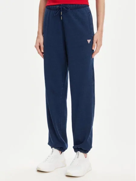 Guess Jeans Spodnie dresowe Granatowy
