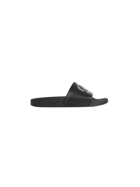 Klapki KARL LAGERFELD Kondo Maison black rubber czarne