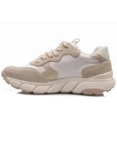 Sneakersy Callaghan zamszowe białe