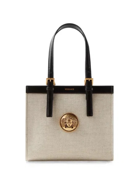 Geantă shopper Versace din canvas