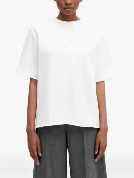 Tricou Mm6 Maison Margiela cu autograf alb