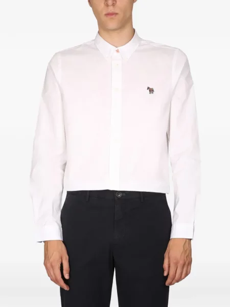 Cămașă Ps Paul Smith cu model zebră cu autograf alb