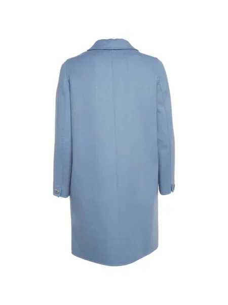 Palton Max Mara din fetru albastru