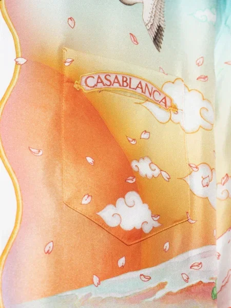 Μεταξωτό πουκάμισο Casablanca