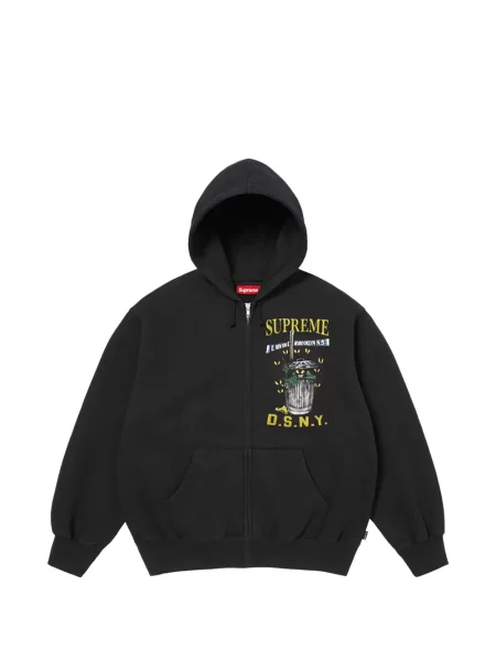 Hanorac cu glugă Supreme negru