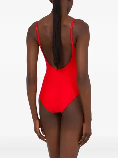 Costum de baie Moschino cu imagine roșu