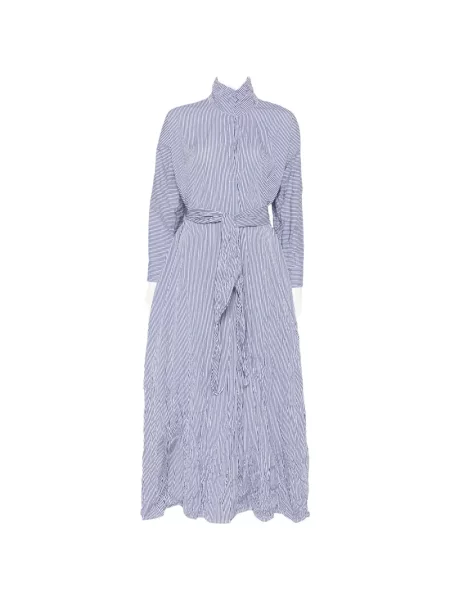 Sukienka maxi Daniela Gregis w paski niebieska