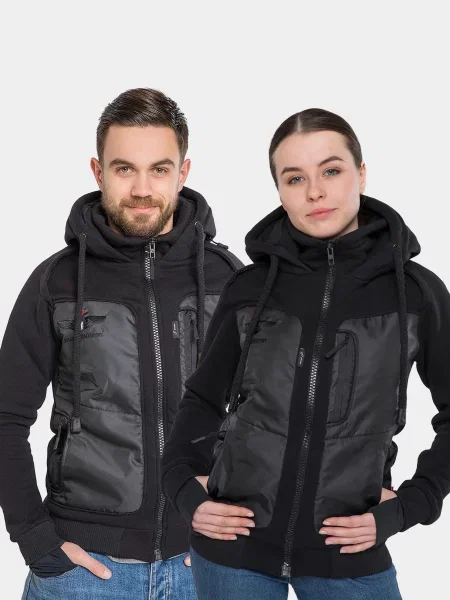 Кофта Авіація Галичини бавовна/поліестер чорний