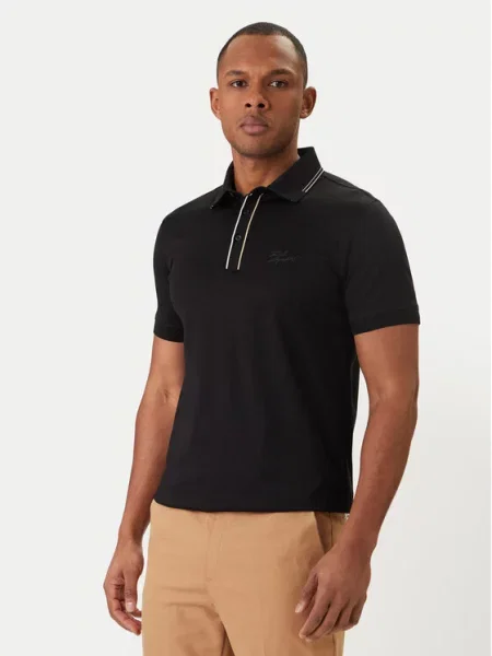 KARL LAGERFELD Polo czarny
