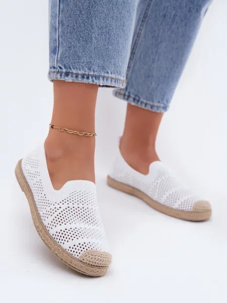 Espadrile Boto alb