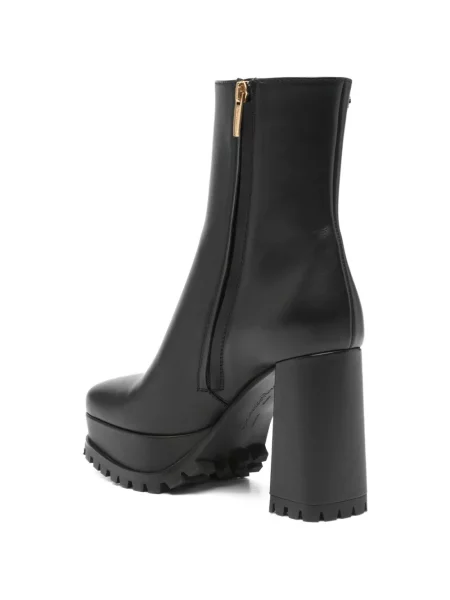 Cropp cizme scurte Gianvito Rossi din piele negru