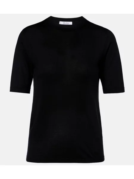 Pulover Max Mara de mătase negru